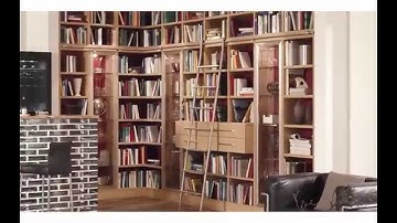 Library Ladders | High Quality German Rolling Library Ladders For Your Home Library
