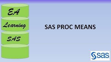 SAS PROC MEANS