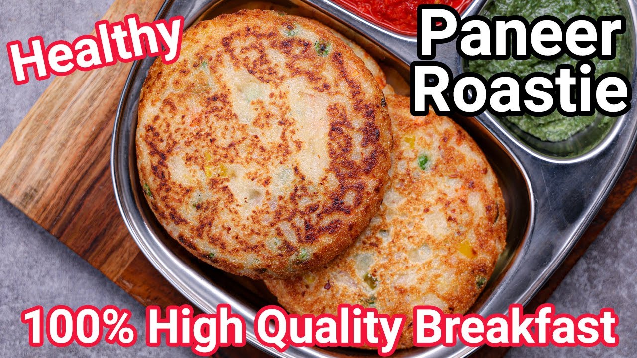 Paneer Pancake - Roastie High Protien Breakfast Recipe   Paneer Breakfast   Paneer Pan Cakes