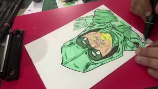 Drawing The Green Arrow