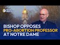 Bishop Opposes Pro-Ab*rtion Professor’s Appointment at Notre Dame | EWTN News Nightly