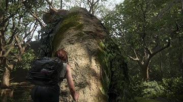 The Last of Us Part 2 - Remastered - Ellie Climbing T-REX - PS5