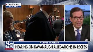 Chris Wallace On Christine Blasey Ford Testimony This Is A Disaster For Republicans