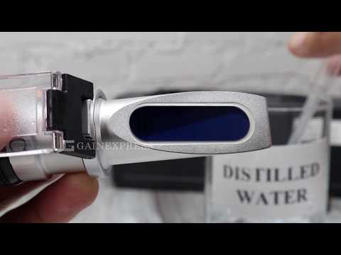 Beekeeping - How to calibrate a Honey Refractometer ( REB-90ATC Brix/Moisture/Baume)