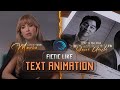 Fictic Like "4" Text Animation Full Tutorial On Alight Motion | (+preset)
