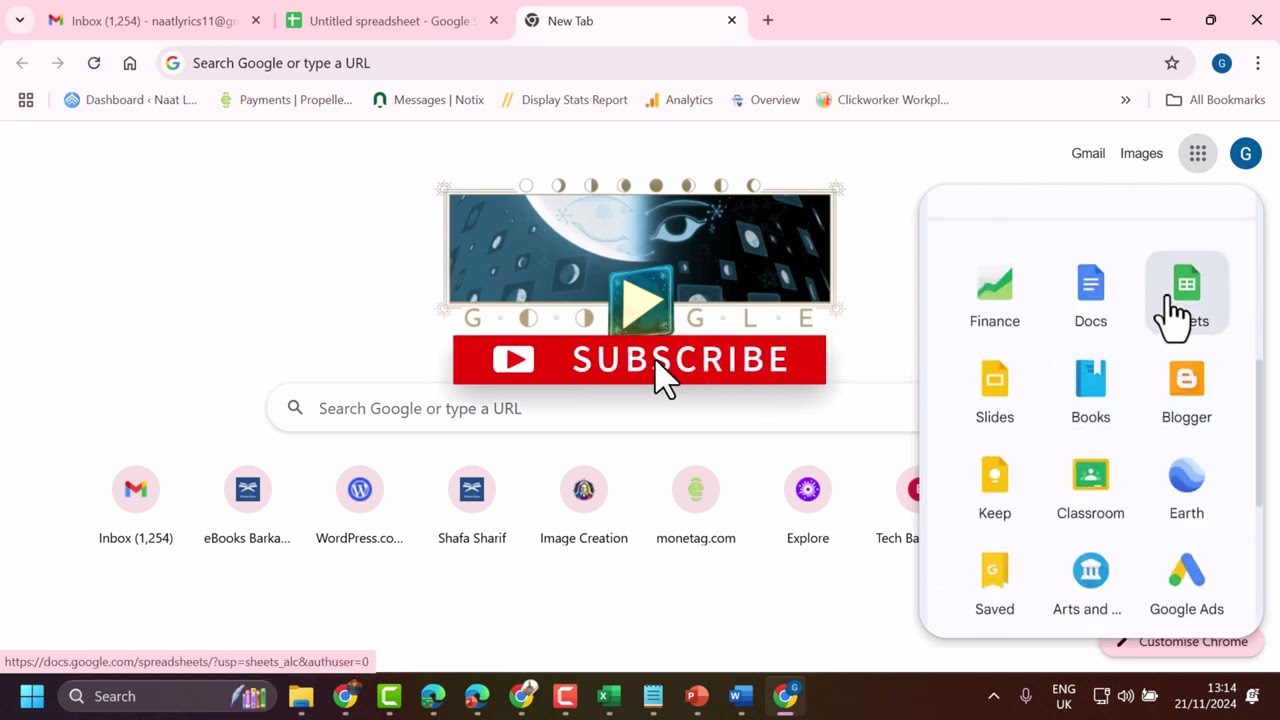 How to Open Google Sheets in Laptop Windows 11