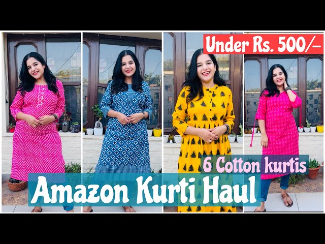 Buy long kurti women under 500 in India @ Limeroad