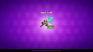 This Weapon Is Good Monk Staff Weapon Review Pixel Gun 3D