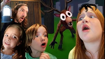 99 NiGHTS in a MAGiC FOREST!!  Help Niko Navey & Adley save 4 people but watch out for Deer & Aliens