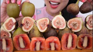 Figs Hairless Red Ruby Kiwi Asmr Eating Sounds Light Whispers Sas-Asmr