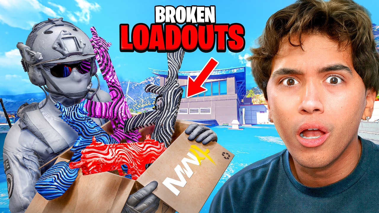 using EVERY NEW LOADOUT on MW4 Warzone