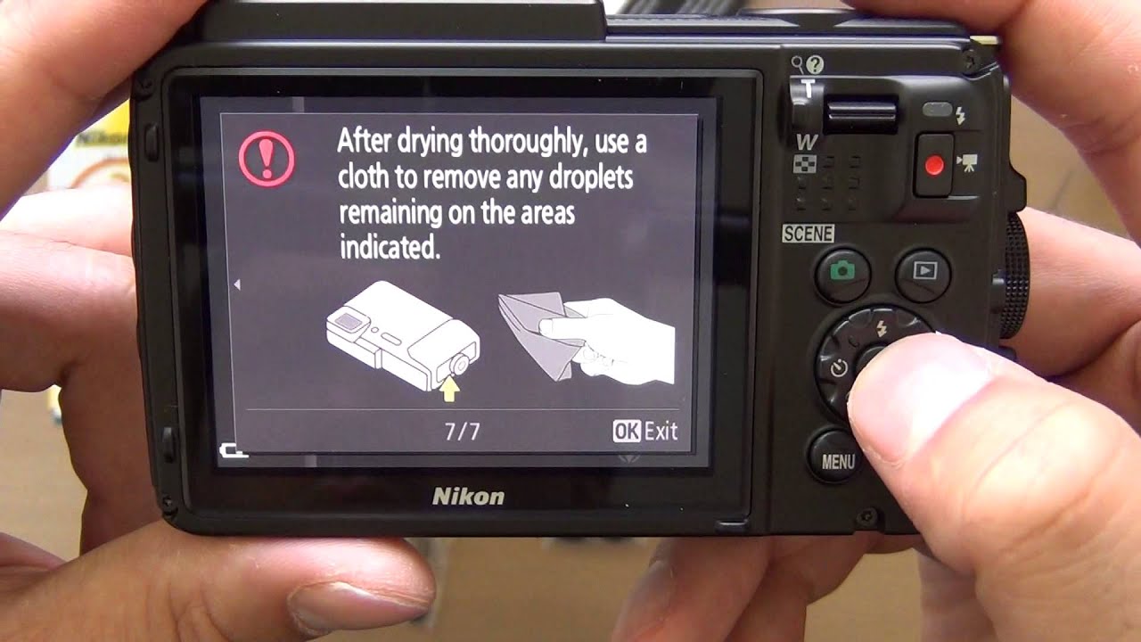 AW130 Nikon underwater camera unboxing Quick vid YouTube