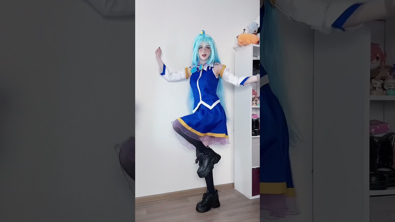 Cosplay transformation 💙 #animecosplay #cosplay #cosplayer #anime #cosplaygirl #aquakonosuba