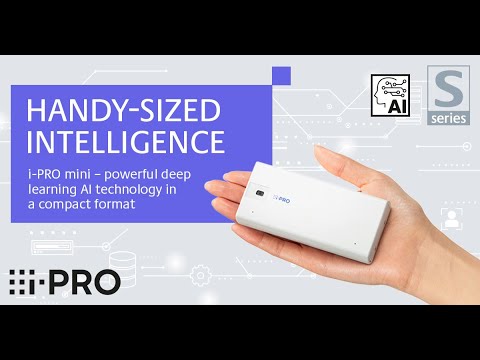 i-PRO mini - the smallest AI network camera on the market