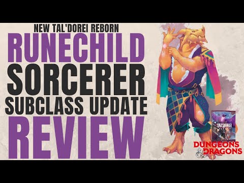 NEW Runechild Sorcerer Subclass Update Review Taldorei Reborn - D&D 5e ...