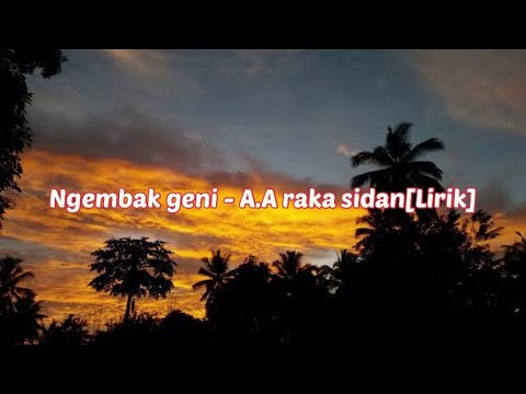 Ngembak geni - A.A raka sidan[Lirik] // cover by mang intro ...