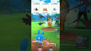 Shadow Excadrill 💪🏻 Skeledirge 🔥 Azumarill 💧 #pokemongo #pokemon #gbl
