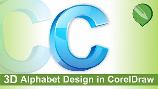 How to Design 3D text and letter C in CorelDraw X7
