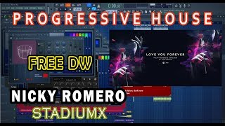 Nicky Romero  Stadiumx - Love You Forever| REMAKE | DROP EDIT | GOLD EDIT | FL STUDIO