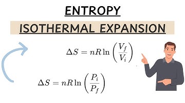 Calculating the entropy change for the isothermal expansion of perfect gas.