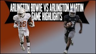 Arlington Bowie vs Arlington Martin - 2019 Week 11 Football Highlights