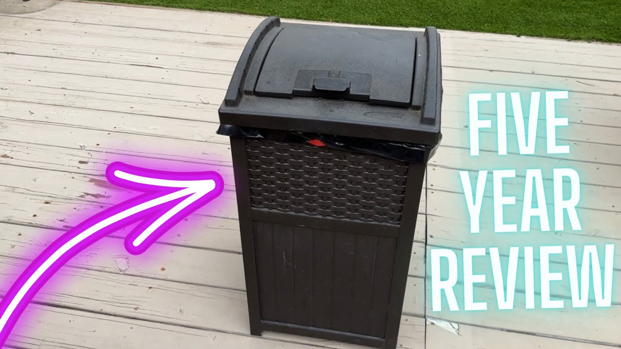 Sun cast Outdoor Trash Can FULL REVIEW