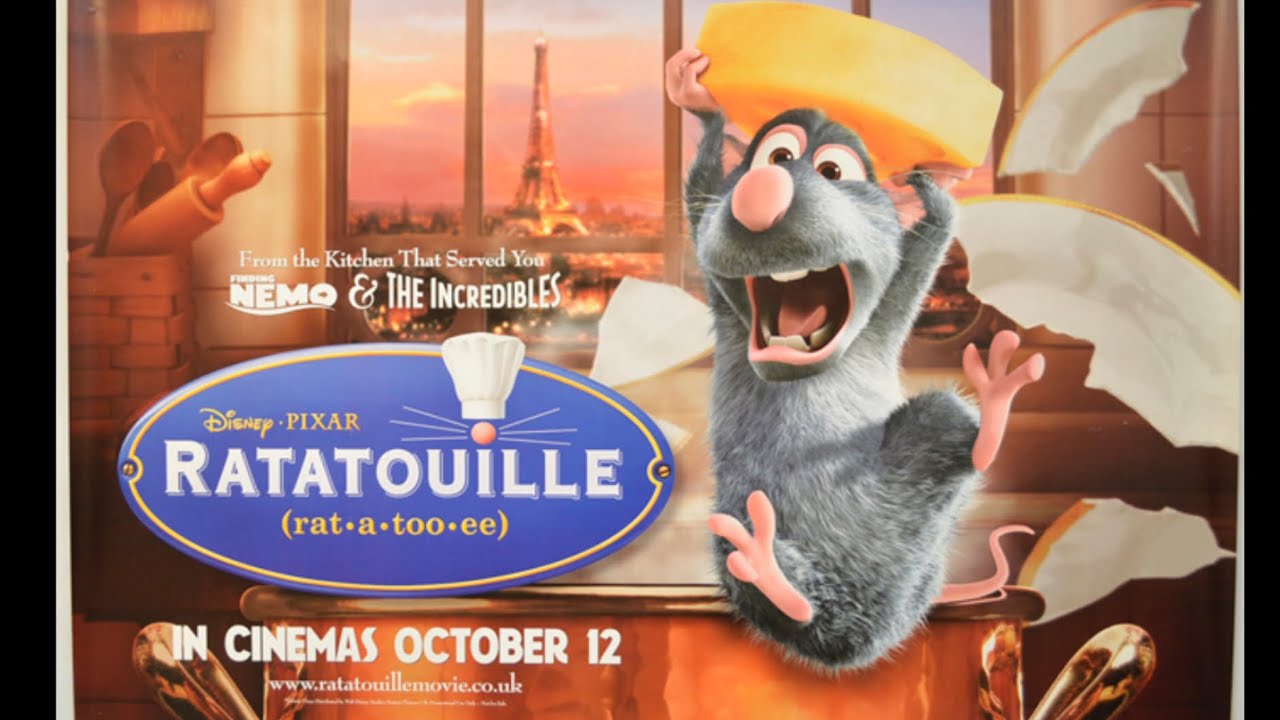 DVD Ratatouille   com luva 