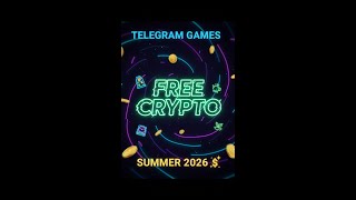 3 Telegram Games Paying REAL Crypto Right Now (Summer 2026) 💰 #facts #money #crypto