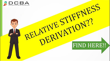 Relative stiffness in Moment Distribution Method (Derivation)
