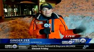 Storm brings GMA's Ginger Zee to KC