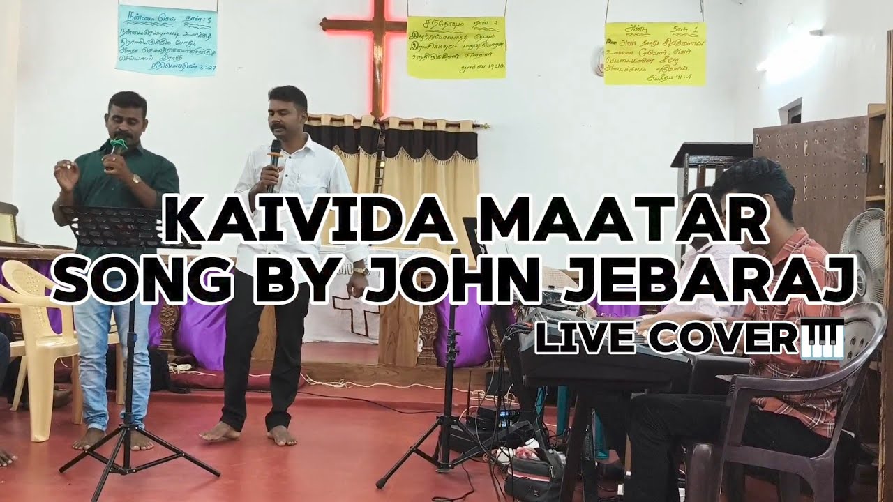 Karthar Unnai Niththamum || Song by John Jebaraj || live cover at CSI Church ❤️‍🩹
