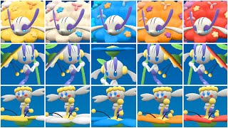 FULL FLABEBE EVOLUTION TEAM! Shiny Florges Forms Moveset ALL Colours - No Az Eternal Floette 😢