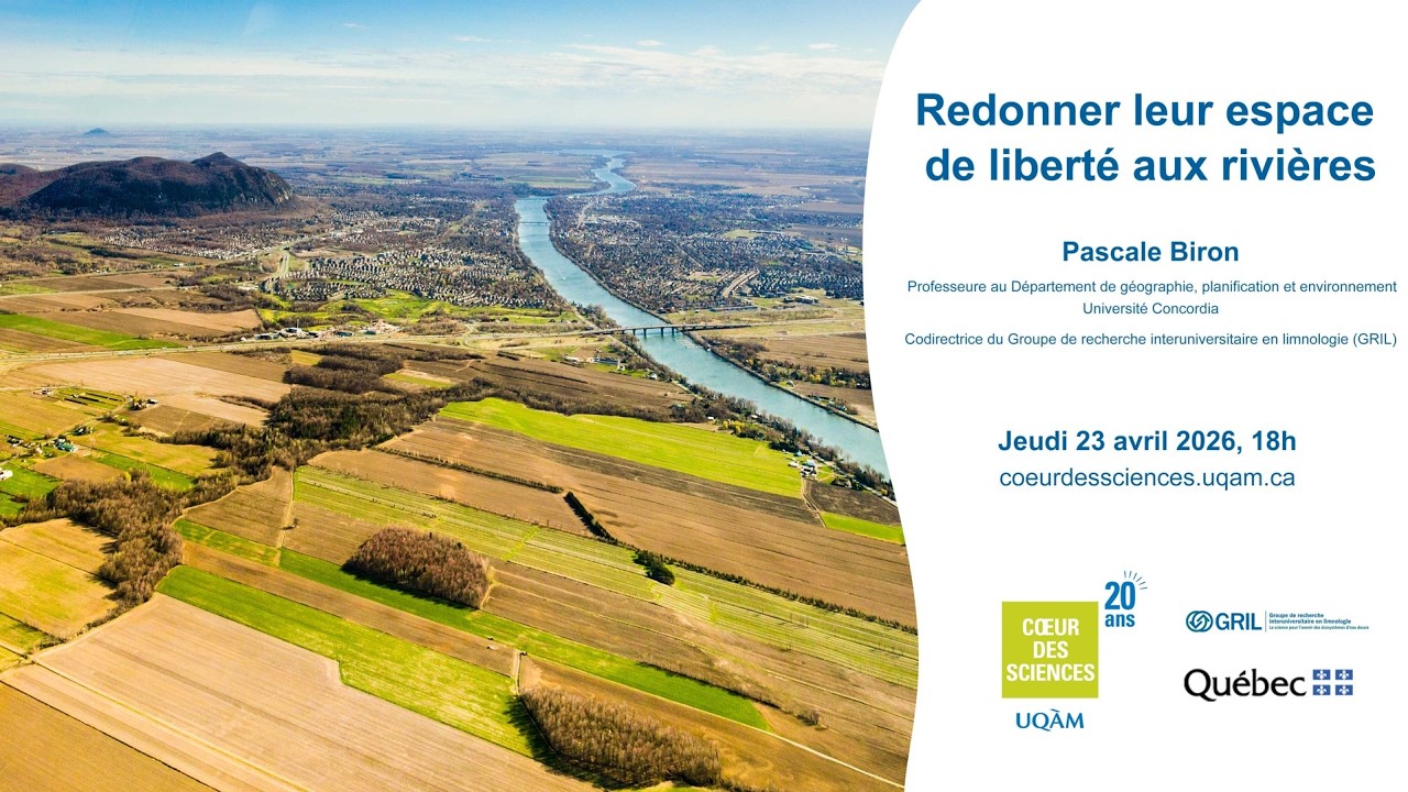 Conférence - Redonner leur espace de liberté aux rivières - 23 avril 2026