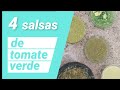 4 Salsas de tomate verde para acompañar tus platillos: recetas paso a paso para hacer salsas verdes