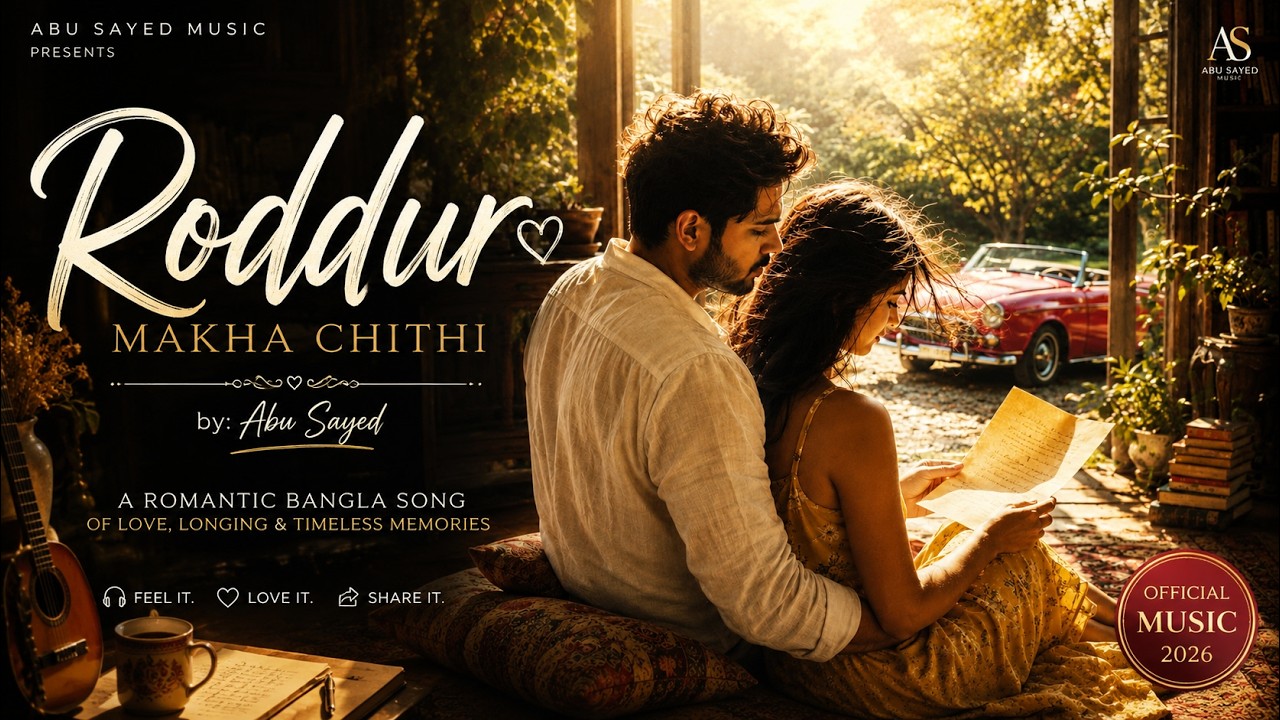 Roddur Makha Chithi – Abu Sayed | Official Music | New Bangla Romantic Song 2026