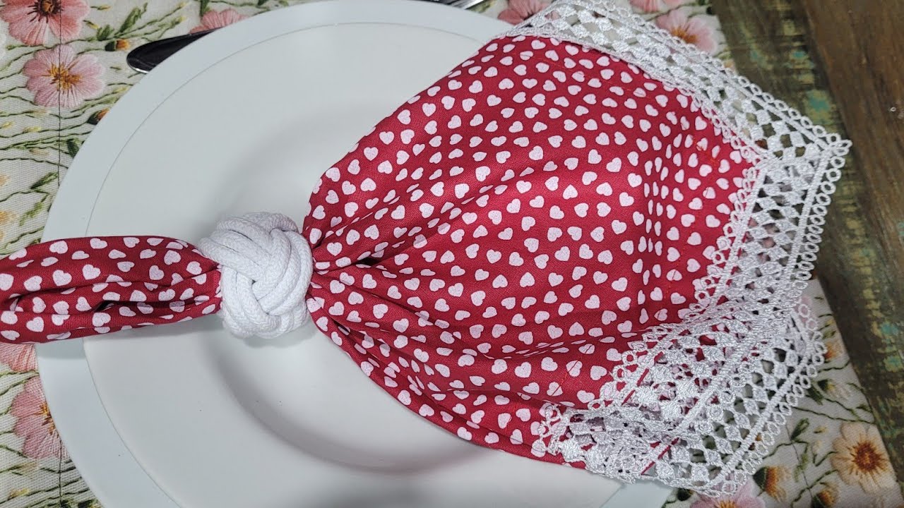 Como fazer canto mitrado com renda