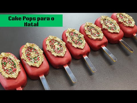 Lucrativa receita de Cake Pops com creme de chocolate para festa de Natal