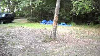Throwing my riflemans tomahawk with epic fail
