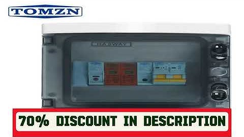 A must-have product! Solar photovoltaic PV Combiner Box With Lightning Protection 1 input 1 out DC