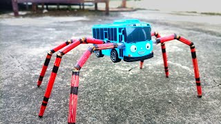 Merakit Mainan Bus Tayo Eater, Kereta Api Choo Choo Carles, Percy Laba Laba Spider, choo choo carles