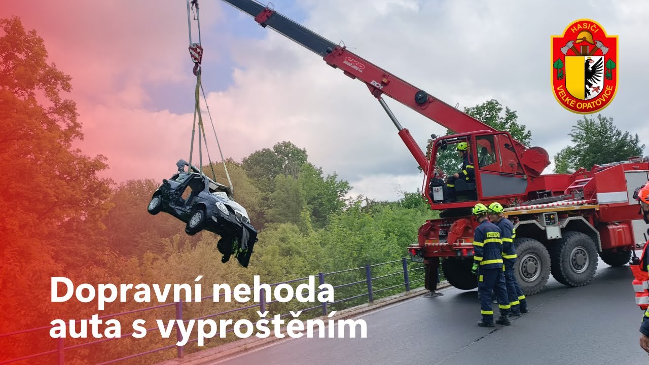 Dopravní nehoda automobilu Velké Opatovice - Jevíčko • JSDH Velké Opatovice