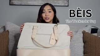BÉIS The Weekender Travel Bag - Beige