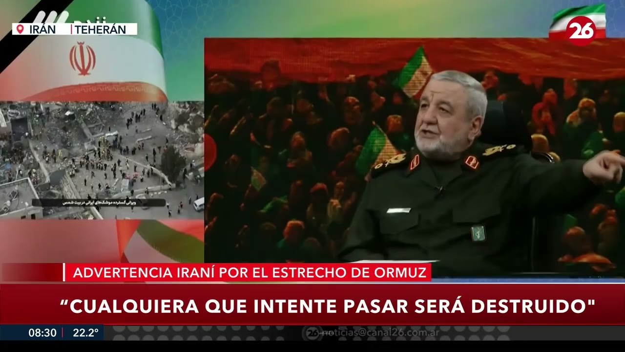 🚨 Irán cierra el Estrecho de Ormuz: 