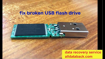 fix broken usb connector for data recovery