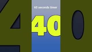 60 seconds timer #new #shorts #trending #creative #creativity #different #help #trend #public