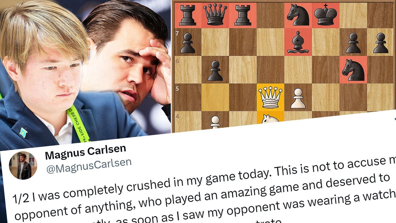 Qatar Masters Round 1: Carlsen Wins 23-Move Miniature 