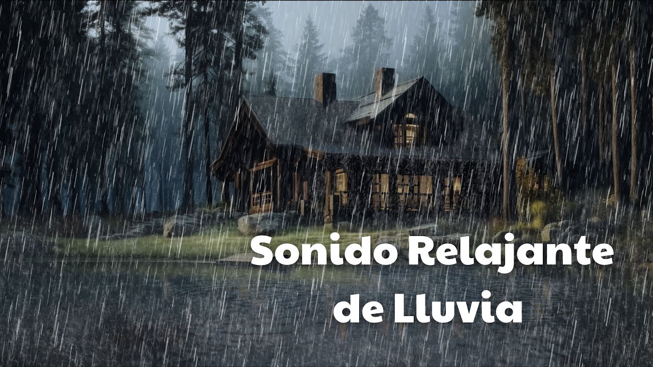 Sonido Relajante de Lluvia para Dormir -Sonido de Lluvia sobre el Agua