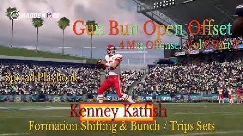 Madden 20 Gun Bunch Open offset | Spread Playbook | Vol 3 Part 3