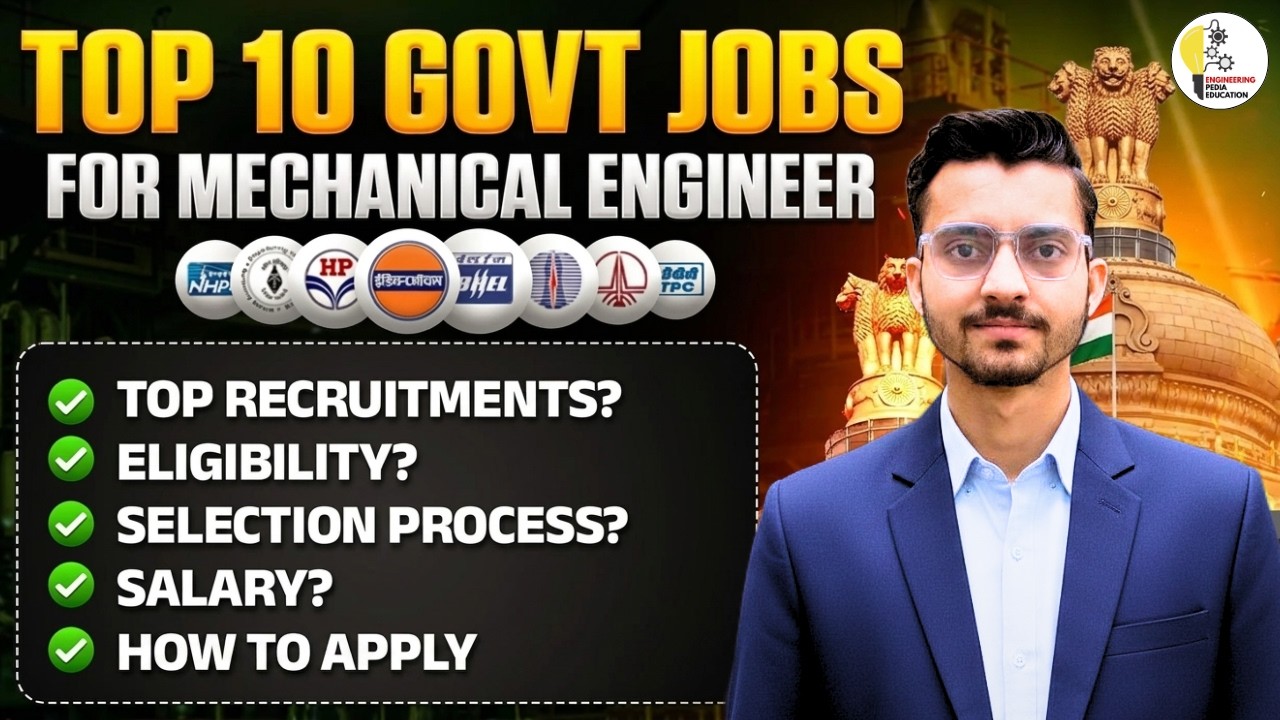 Top 10 Government Jobs for Mechanical Engineers | High Salary ...
