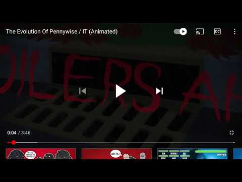 Reacting to tell it animated evolution of pennywise